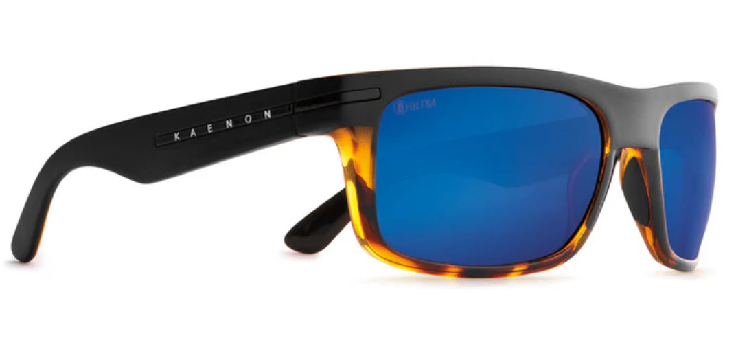 Kaenon Burnet Matte Black Ultra Grey 12 Blue Mirror