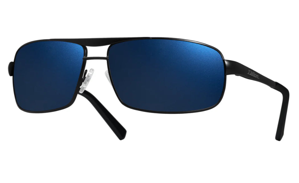 Dillon Colt Matte Black with Polarized Blue NIR Lens WF