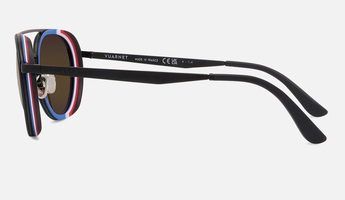 Vuarnet Edge 02 VU40006 Black Flag with Skilynx