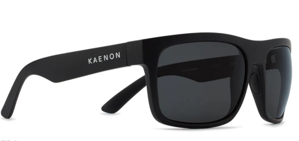 Kaenon Burnet XL Matte Black Ultra Grey 12