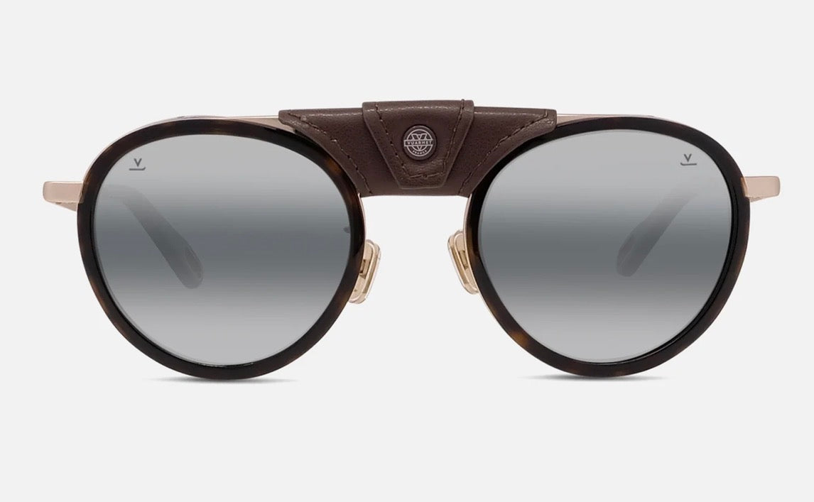 Vuarnet Glacier 02 VL40002U Tortoise Brown Gold Grey Polarlynx