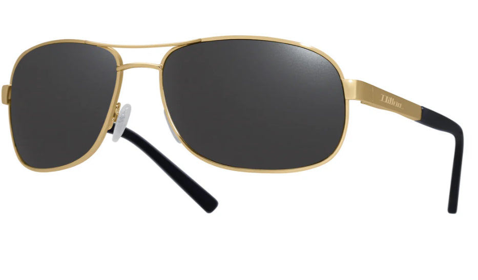 Dillon Drake Shiny Gold with Polarized Black NIR Lens WF
