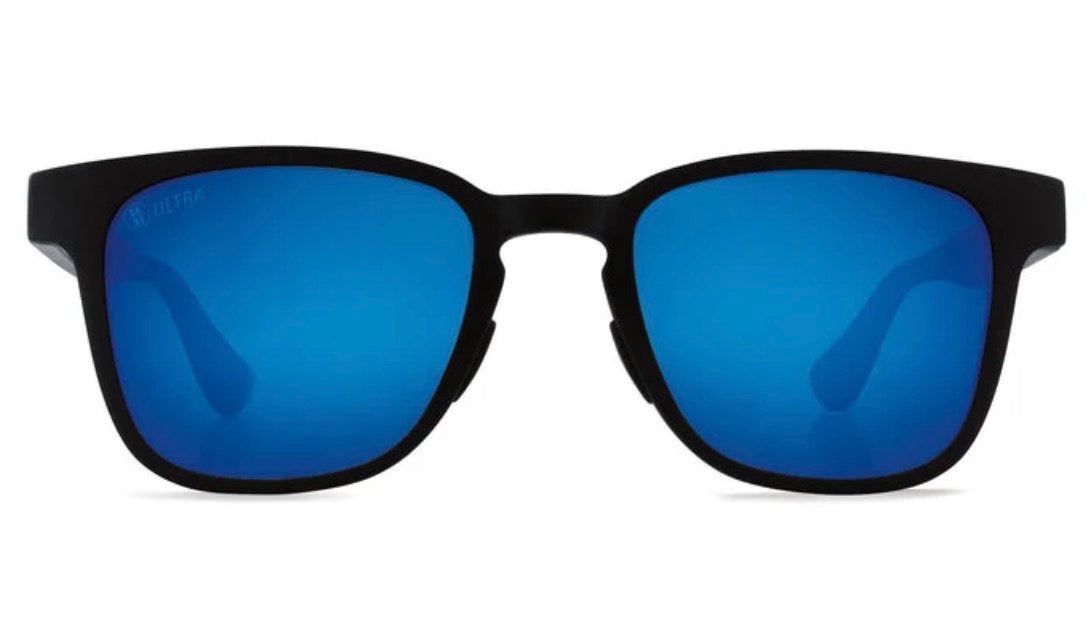 Kaenon Avalon Matte Black with Blue Mirror