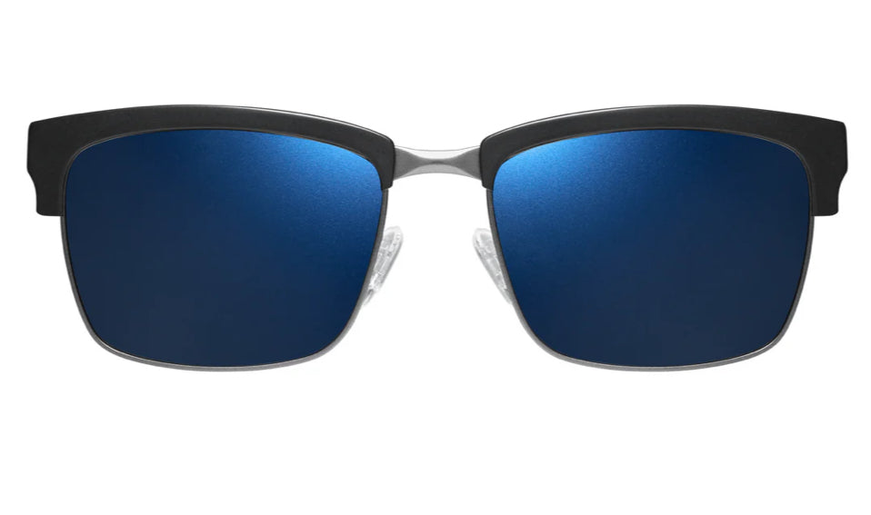 Dillon Carson Matte Black with Polarized Blue NIR Lens
