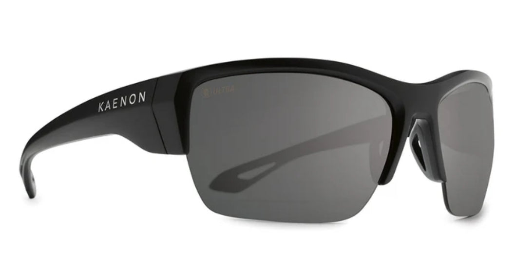 Kaenon Arcata SR Matte Black with Ultra Grey 12 Black Mirror