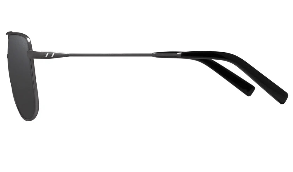 Dillon Goose Shiny Gunmetal with Polarized Silver NIR Lens WF