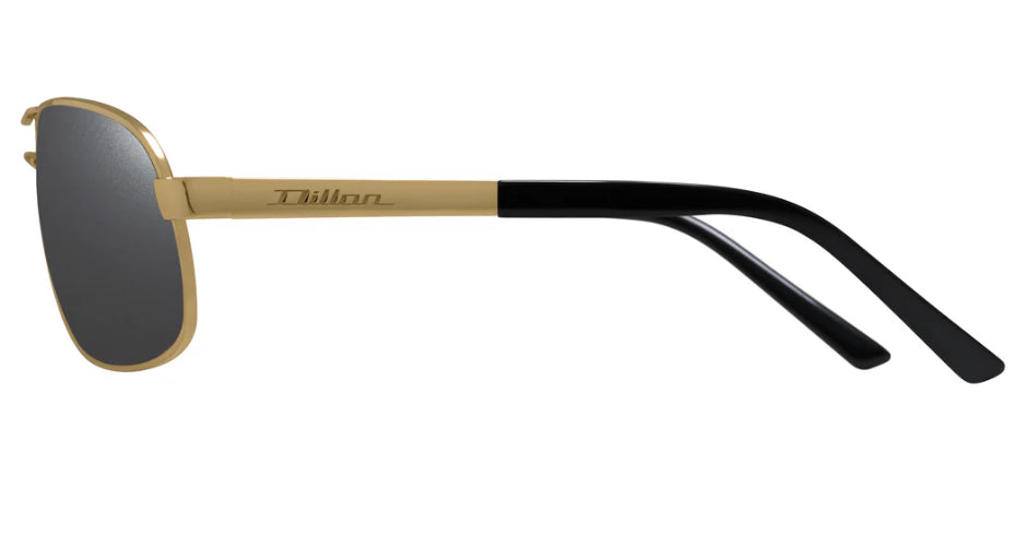 Dillon Drake Shiny Gold with Polarized Black NIR Lens WF