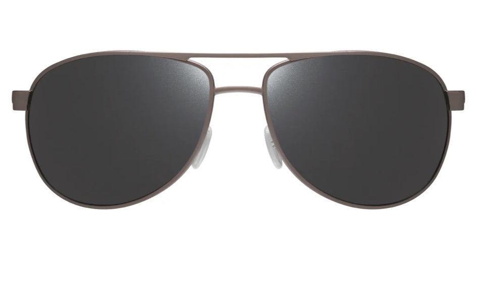 Dillon Greasewood Matte Gunmetal with Polarized Silver NIR Lens SQ