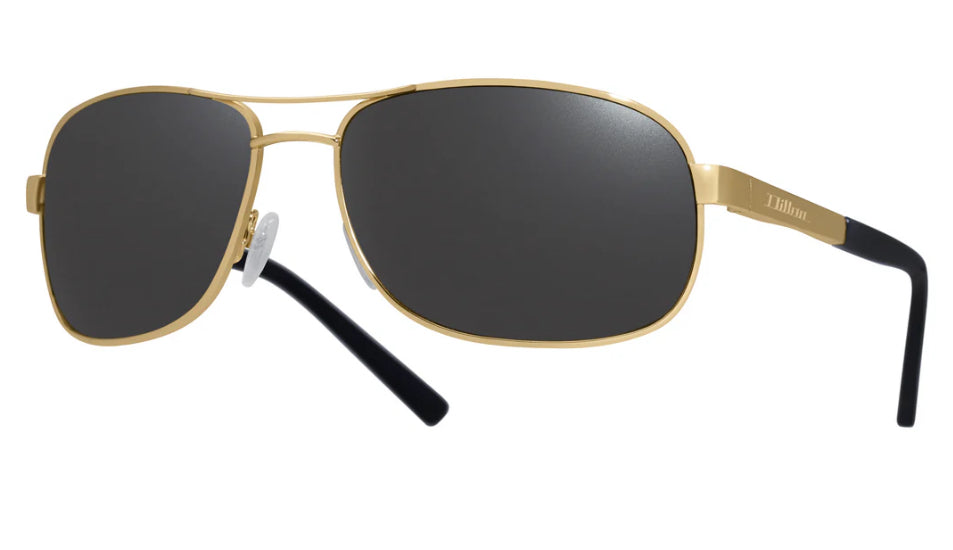 Dillon Drake Shiny Gold with Polarized Silver NIR Lens WF