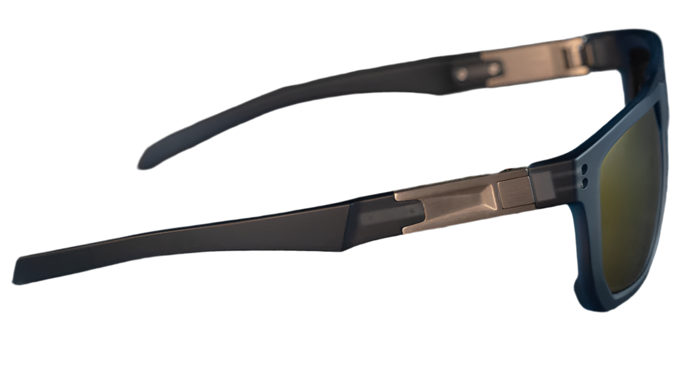 Dillon Corsair PM-01 Diffused Navy with Polarized Gold NIR lens WF