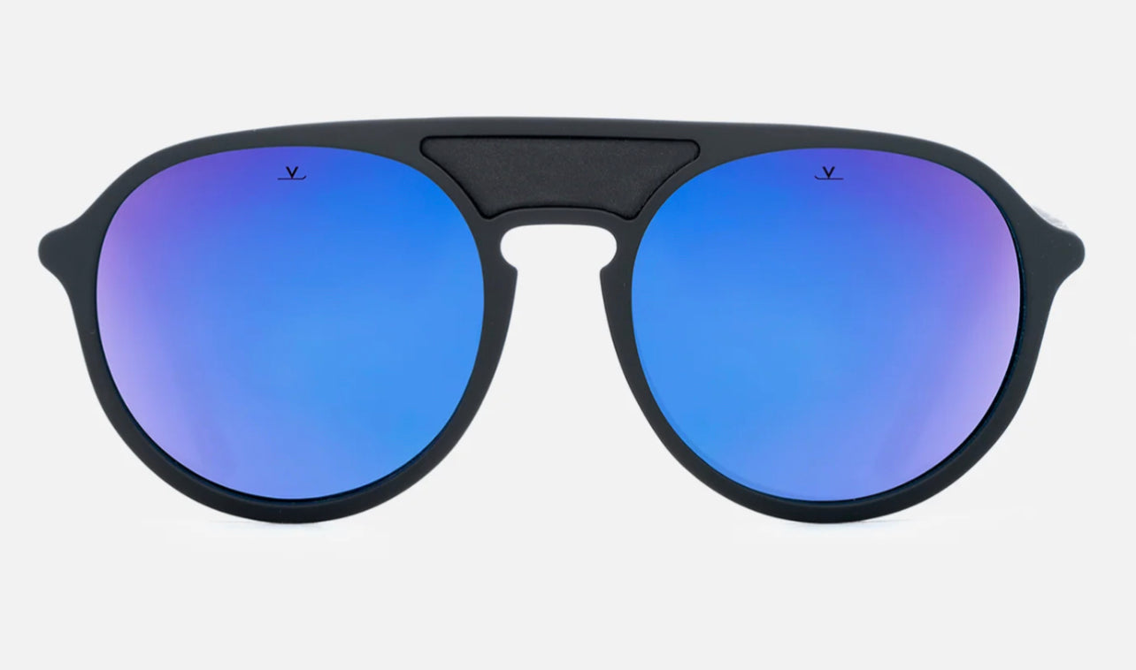 Vuarnet Ice 01 VL1709 Matte Black with Grey Blue Flash Lens