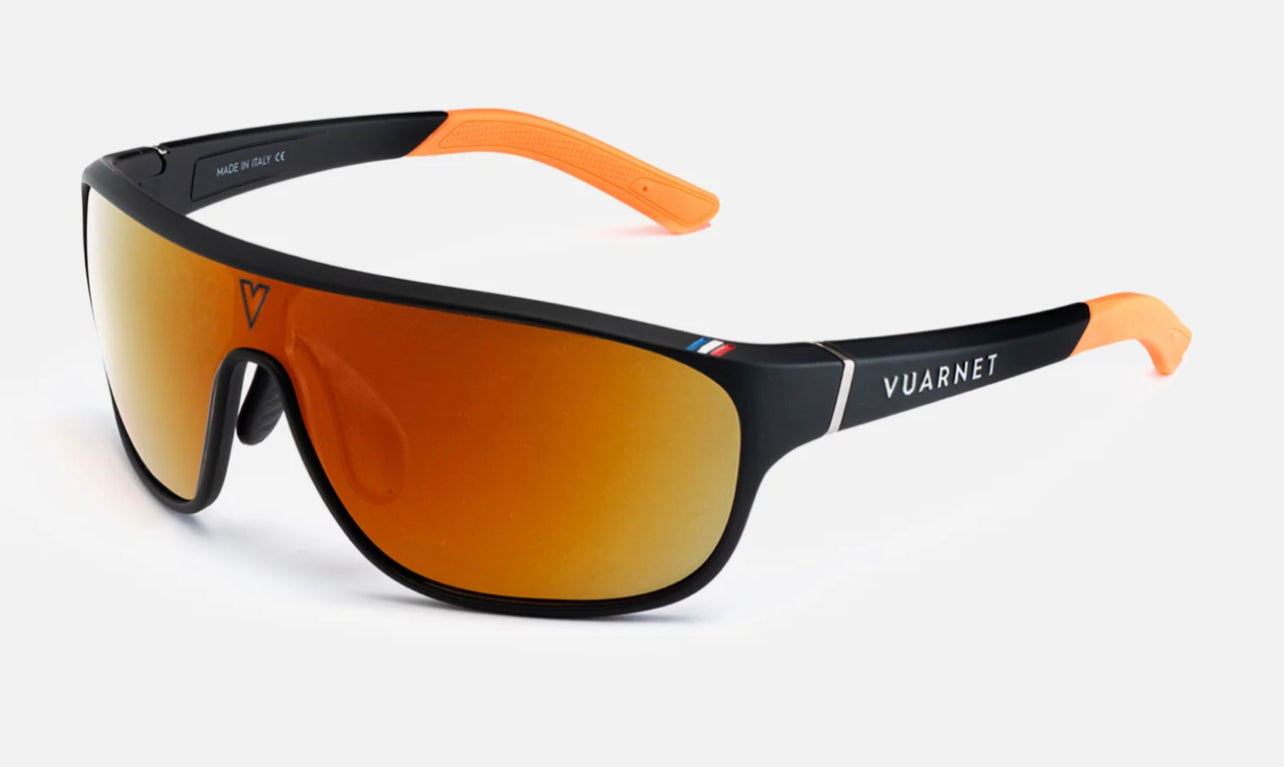 Vuarnet Road Shield VL1929 White Photocromic Black Orange