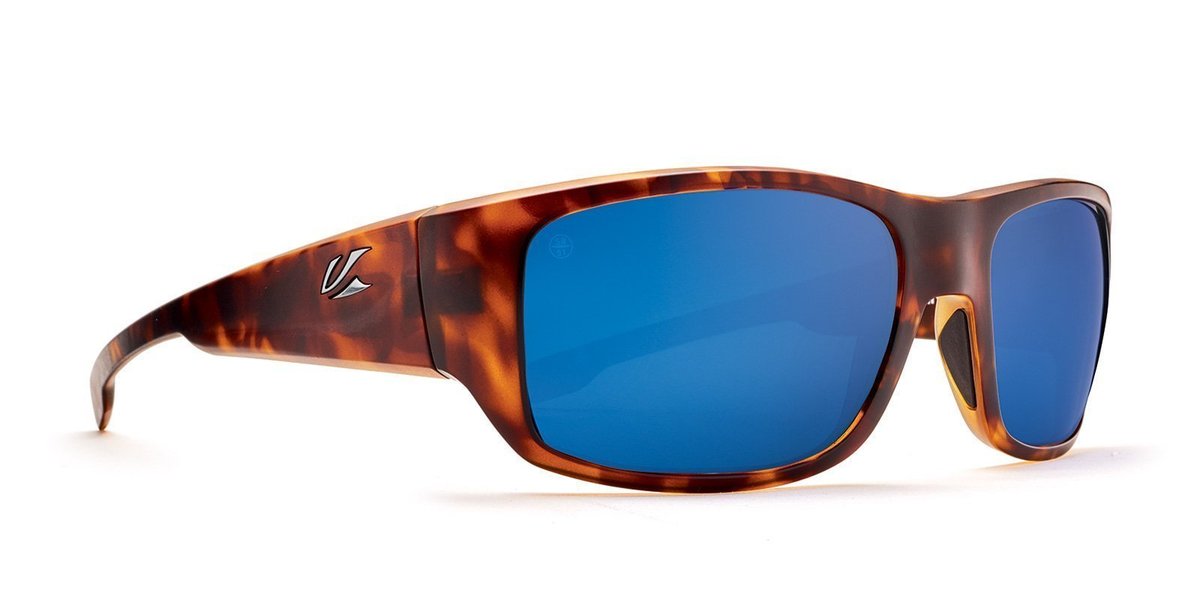 Kaenon Anacapa Matte Tortoise with Polarized Blue Mirror Lens
