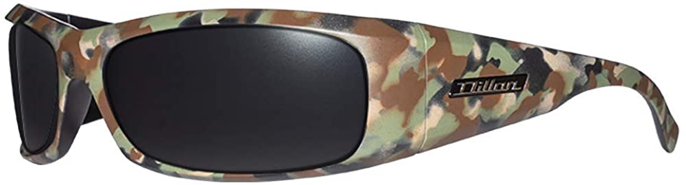 Dillon Bucket Camo with Polarized Black NIR lens WF