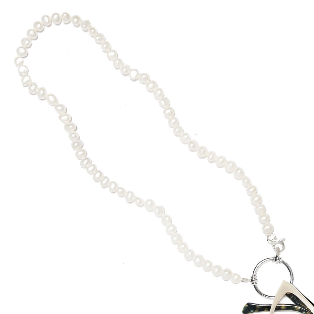 LaLoop Freshwater Pearls Gem Loop