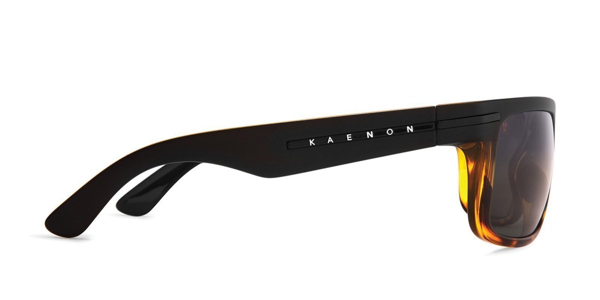 Kaenon Burnet Matte Black + Tortoise with Polarized Gray Lens