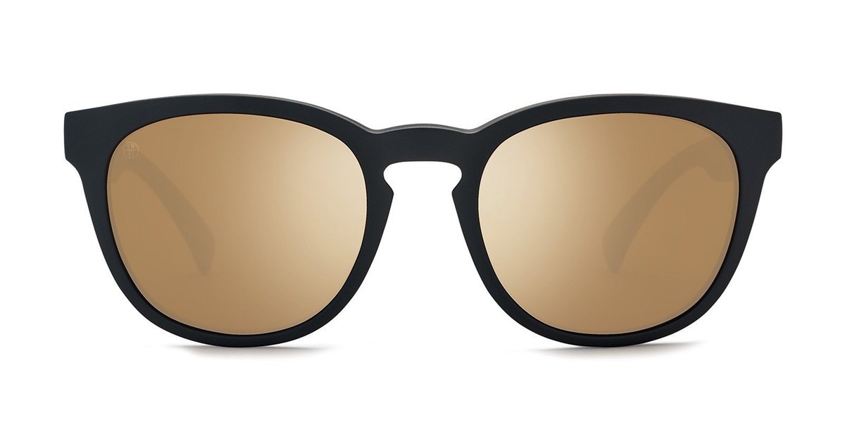 Kaenon Strand Matte Black with Polarized Gold Mirror Lens
