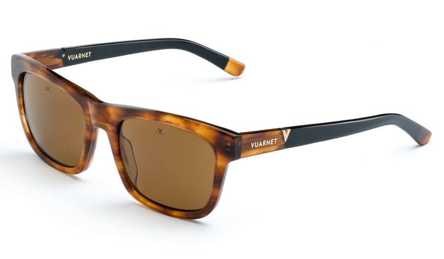Vuarnet District VL2002 Wayfarer Tortoise/Black with Pure Brown