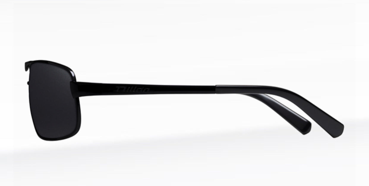 Dillon Colt Matte Black with Polarized Silver NIR Lens SQ
