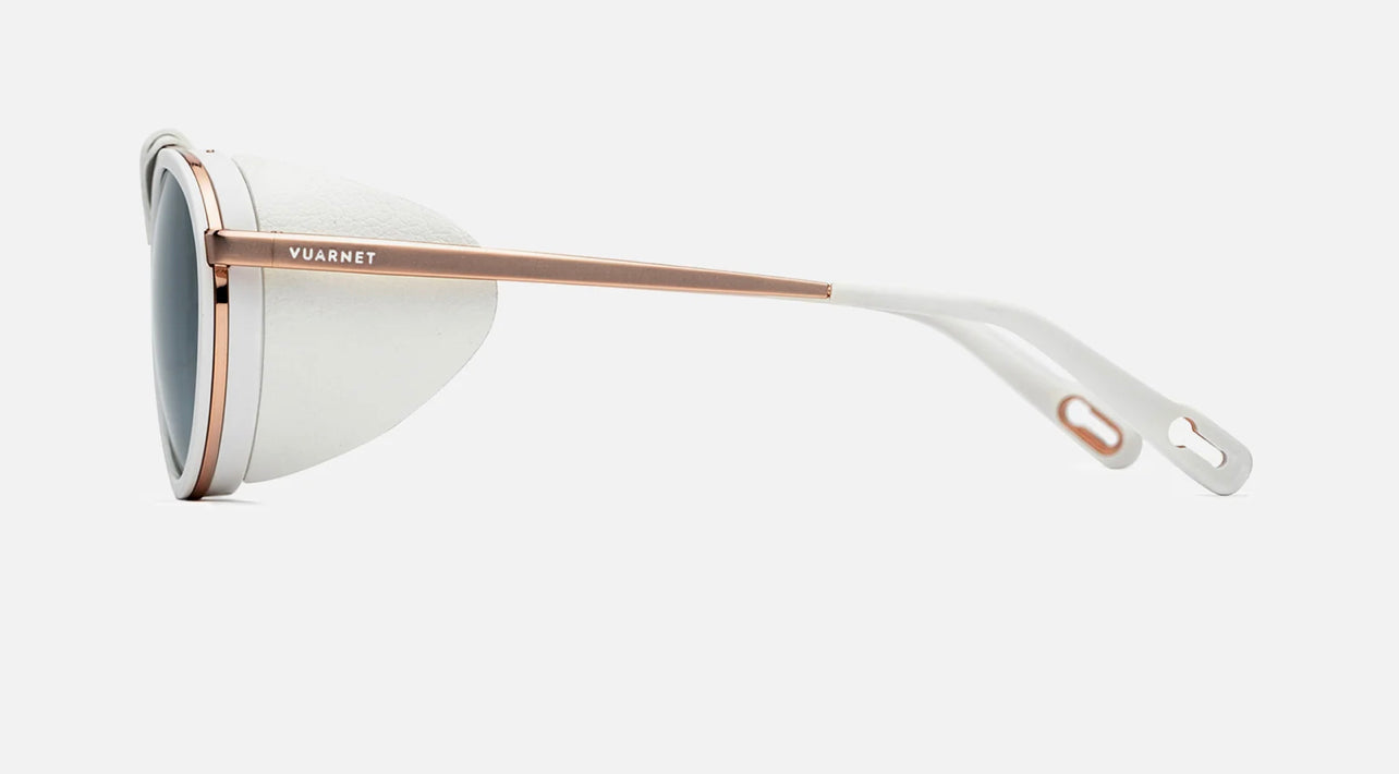 Vuarnet Glacier Round VL2110 White Pure Grey Silver Flash