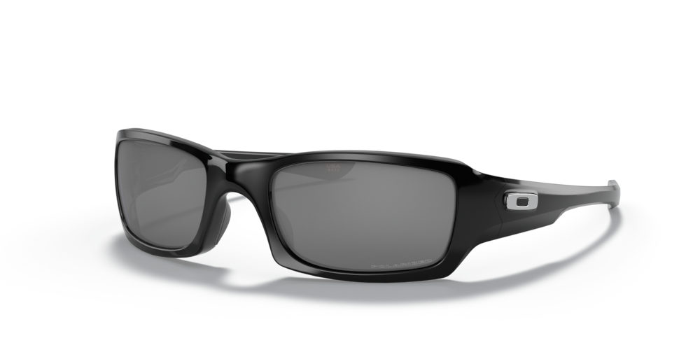 Oakley Fives Squared Polished Black w/ Polarized Grey Lens-FINAL SALE
