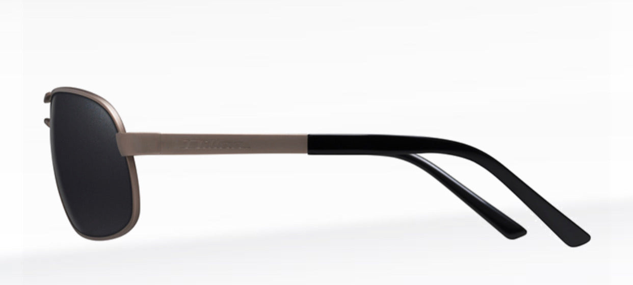 Dillon Drake Matte Gunmetal with Polarized Black NIR Lens SQ