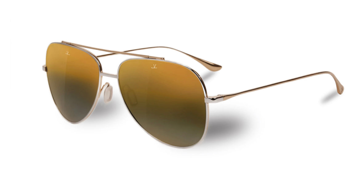 Vuarnet VL1611 Swing L Pilot Silver/Gold with Bronze Lynx Lens