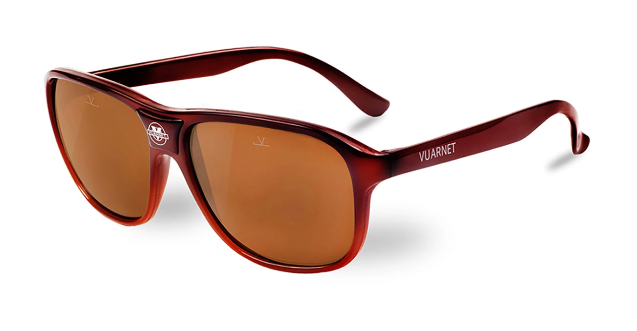 Vuarnet Legend VL0003 Rectangular Brown with Brown Polar Lens