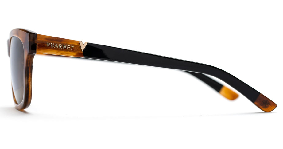 Vuarnet District VL2002 Wayfarer Tortoise/Black with Pure Brown