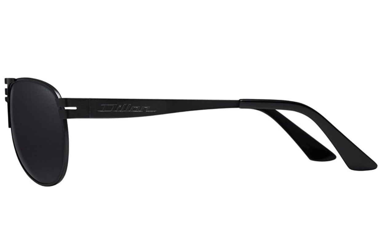 Dillon Mikel Matte Black with Polarized Black NIR Lens SQ