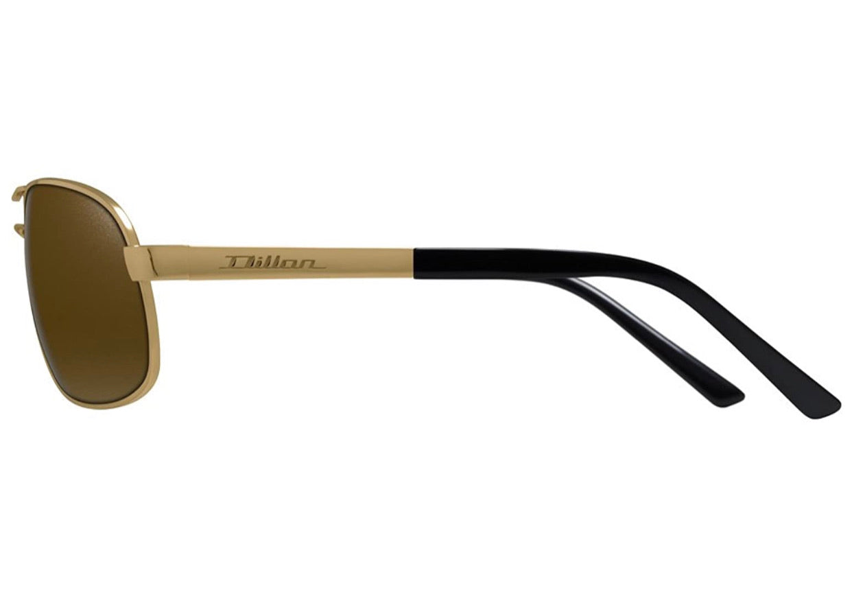 Dillon Drake Shiny Gold with Polarized Gold NIR Lens SQ
