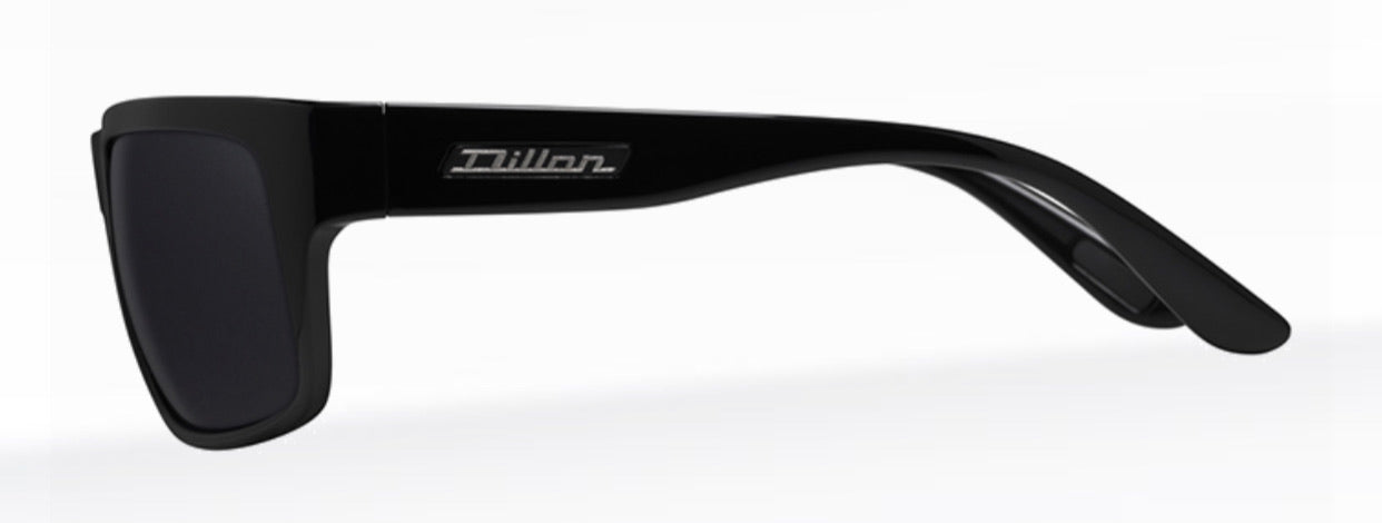 Dillon Miller Shiny Black with Polarized Black NIR Lens WF