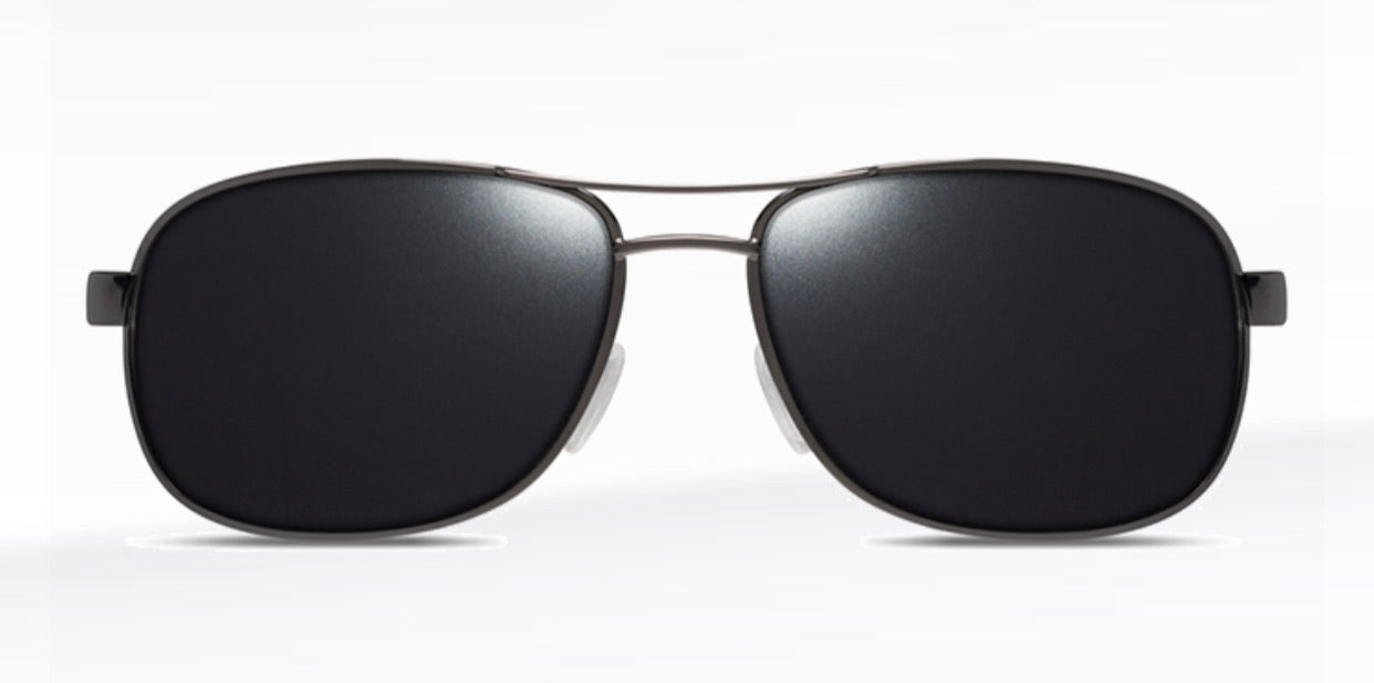 Dillon Drake Shiny Gunmetal with Polarized Black NIR Lens WF