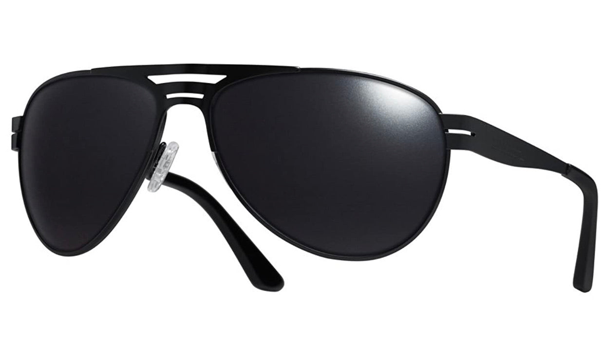 Dillon Mikel Matte Black with Polarized Black NIR Lens SQ