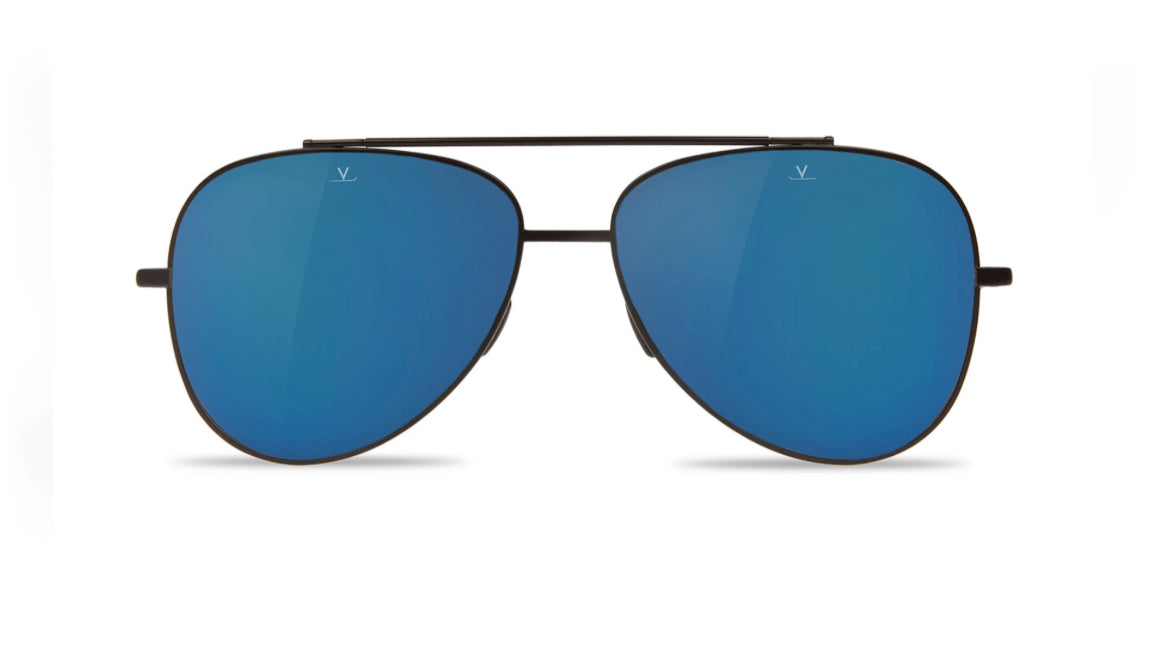 Vuarnet VL1611 Swing L PilotMatte Blck with Polar Blue Lens