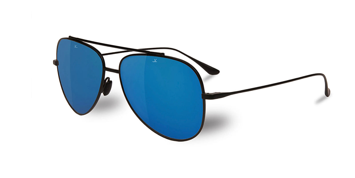 Vuarnet VL1611 Swing L PilotMatte Blck with Polar Blue Lens