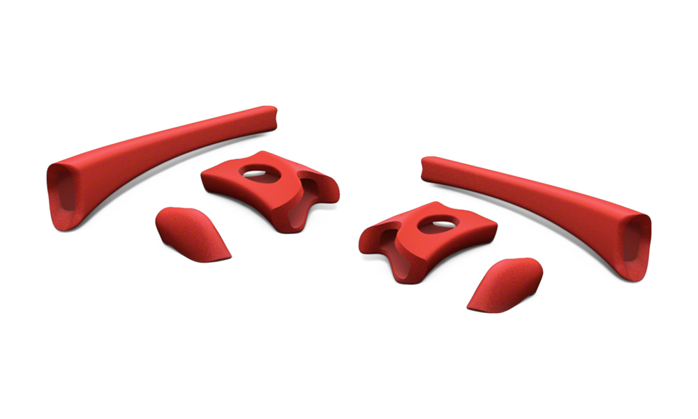 Oakley Flak Jacket Earsock/Nosepiece Kit Red-FINAL SALE