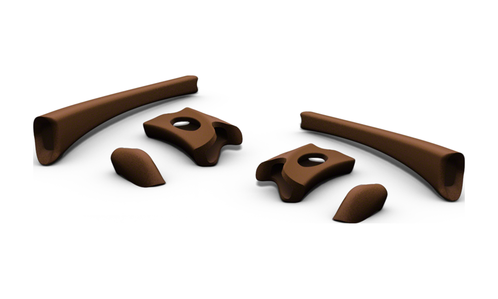 Oakley Flak Jacket Earsock/Nosepiece Kit Roootbeer-FINAL SALE