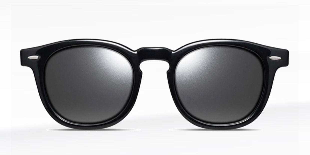 Dillon Dexter Shiny Black with Polarized Silver NIR Lens WF