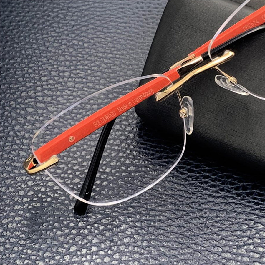 Gold & Wood Eyeglasses | Paris Optique in Scottsdale - Paris Optique AZ