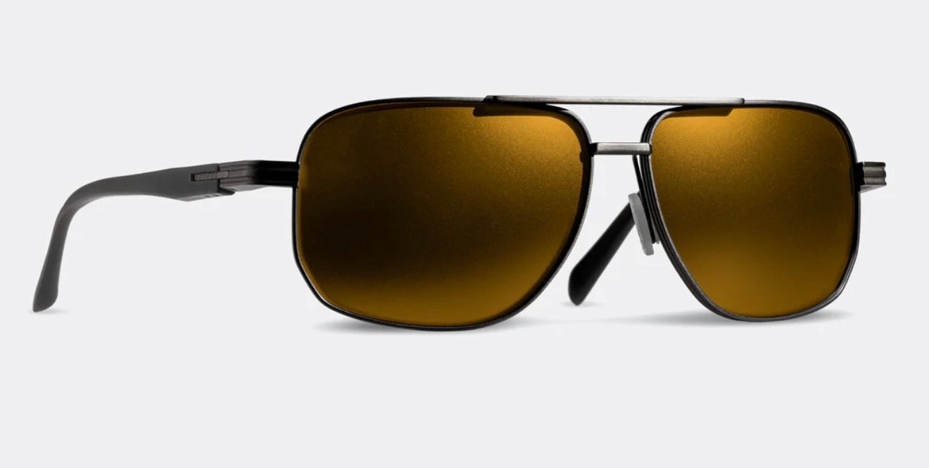 Dillon Pursuit TP-16 Graphite Black with Polarized Gold NIR lens