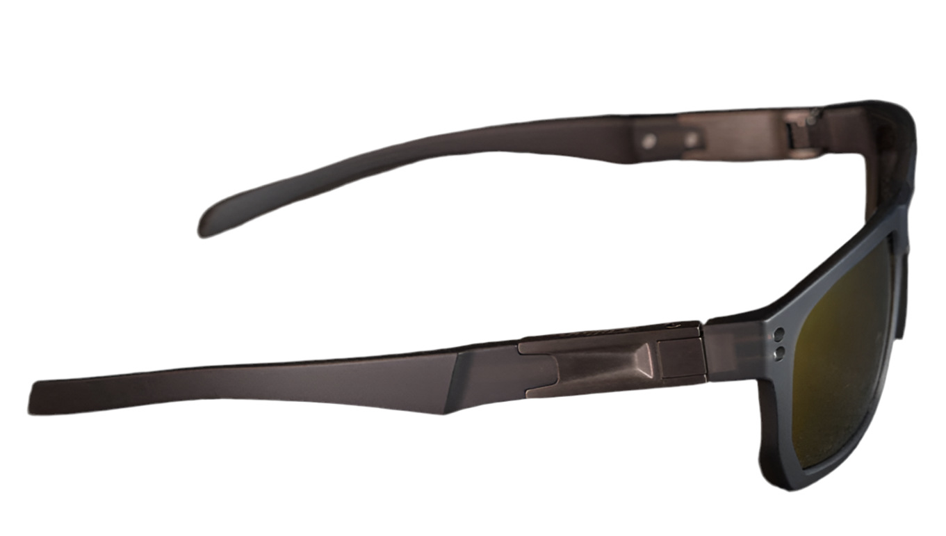 Dillon Corsair PM-07 Diffused Taupe with Polarized Gold NIR lens WF