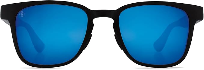 Avalon Matte Black with Blue Mirror