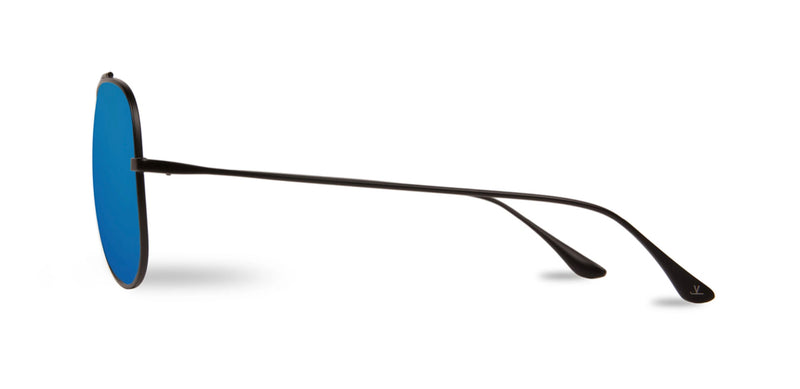 Vuarnet VL1611 Swing L PilotMatte Blck with Polar Blue Lens