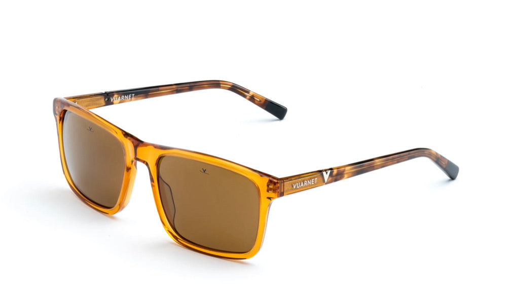 Vuarnet District 1619 Amber/Crystal with Pure Brown Lens