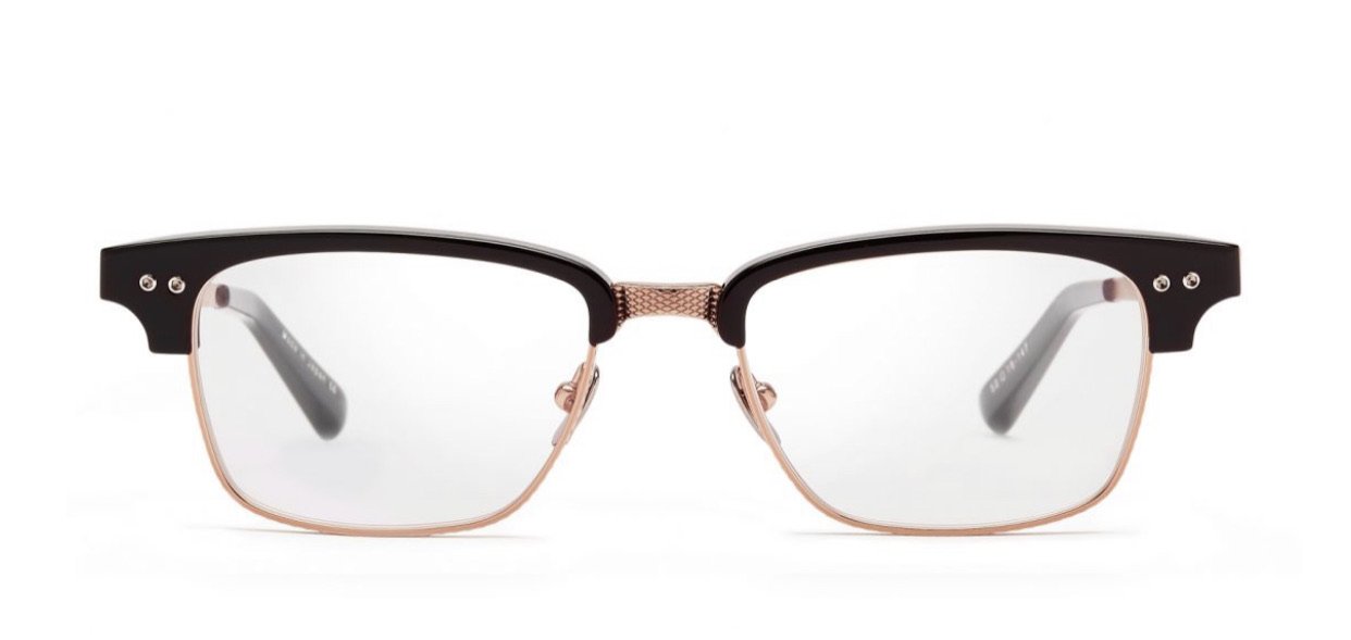 Dita Statesman Three 2064 52 eye Black-Rose Gold