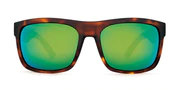 Kaenon Burnet XL Matte Tortoise with Ultra Polarized Green Mirror Lens